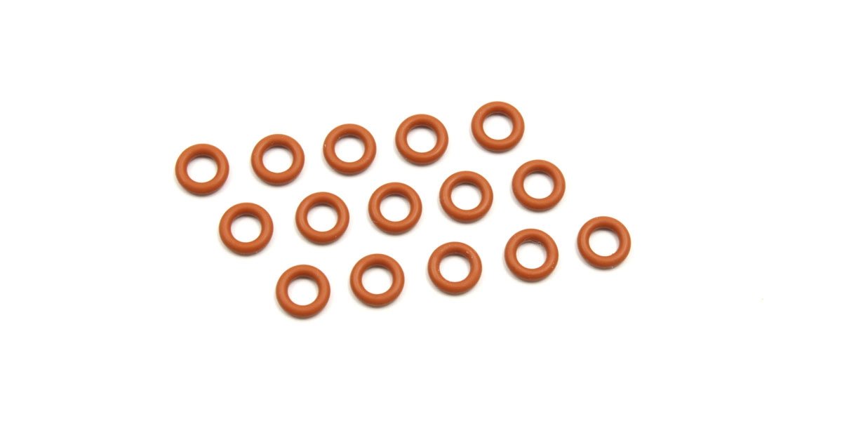 ORG045S Silicone O-Ring(P4.5/Orange) 15Pcs ORG045  - KYOSHO RC